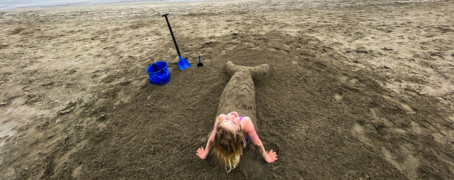 Mermaid sand castle by Pufferfish